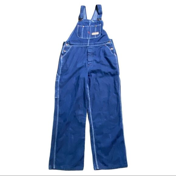Big mac Authentic Workwear VTG Denim Bib Overalls - Picture 1 of 9